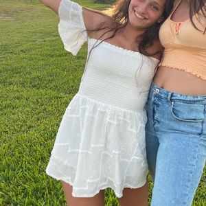 Oven Drive White Dress